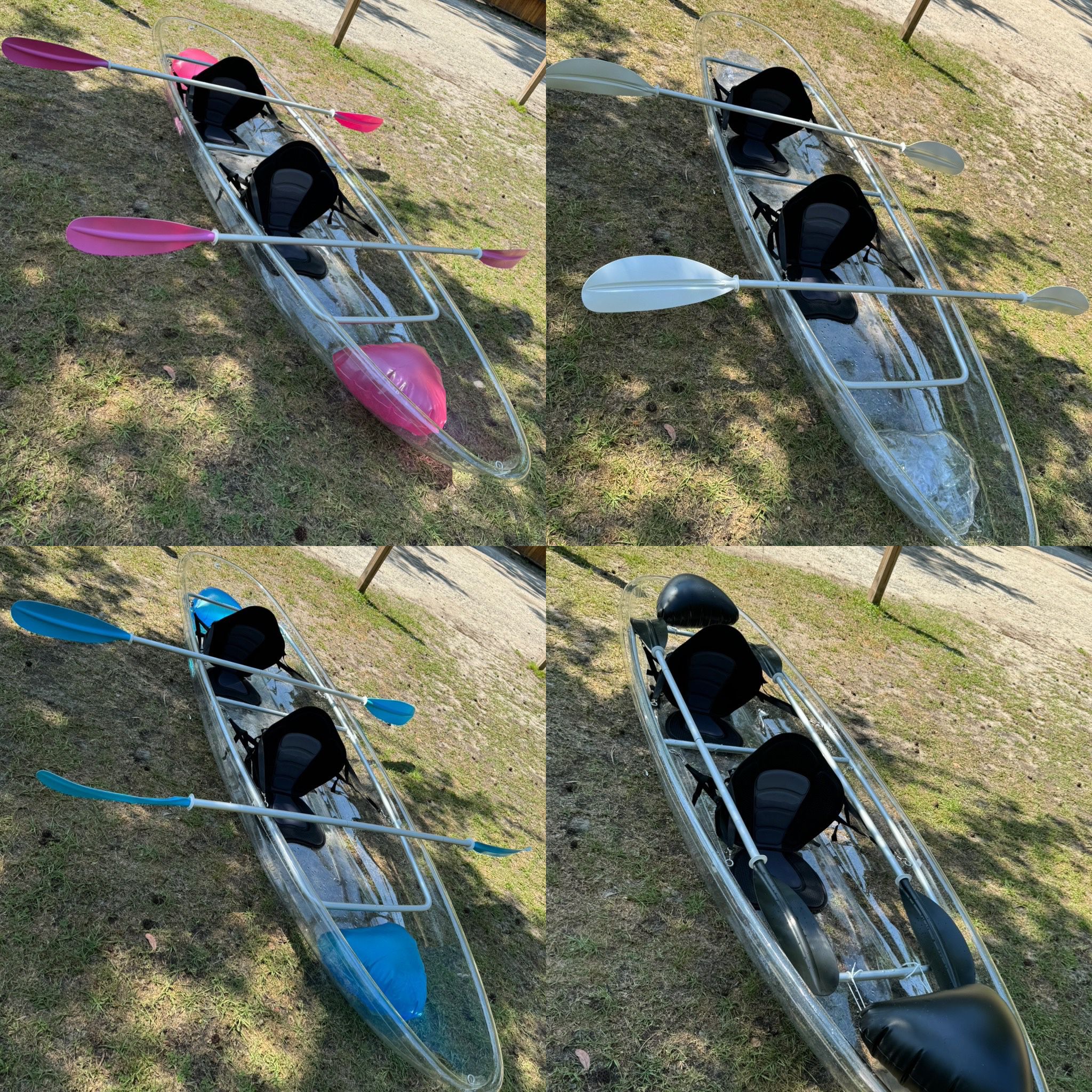 Brand New Transparent Canoes 