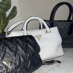 2 Guess purse and Nine West purse