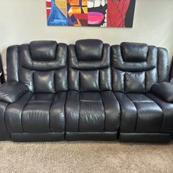 Black Reclining Couch