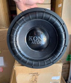 New 15" Kong Audio Competition Grade Subwoofer $650 - one Available