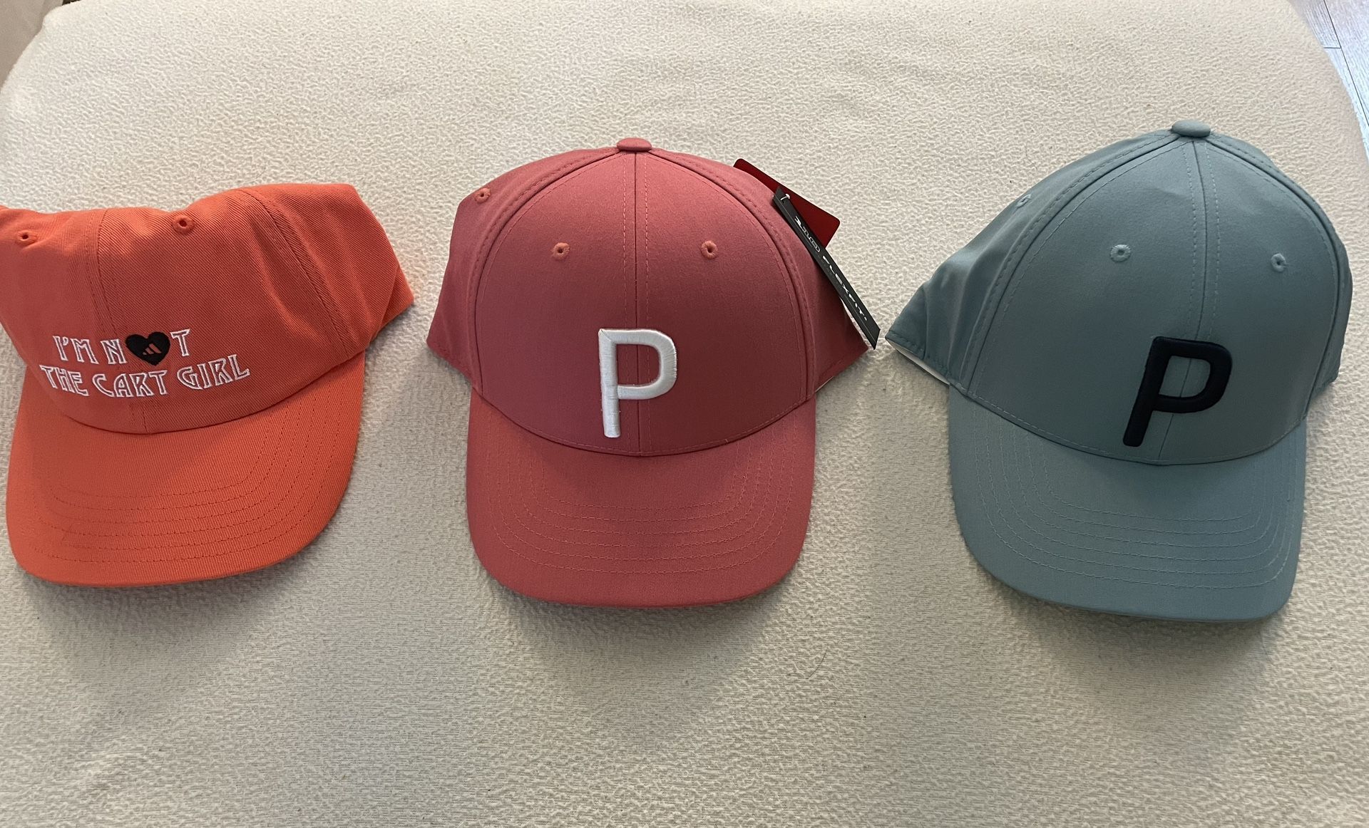 3 Brand New Baseball/golf Hat 