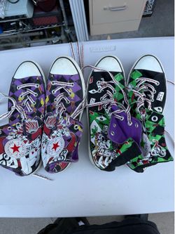Converse All Star Joker and Harley Quinn shoes