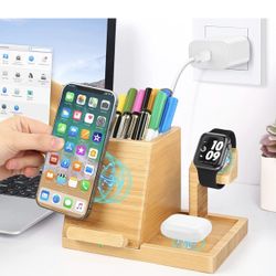 Fast Bamboo Wireless Charger(never Use)