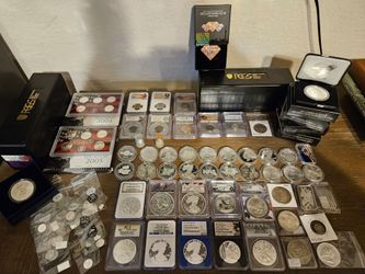 Silver bullion & graded coins