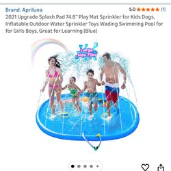 Brand New Apriluna Splash Pad 74.8”