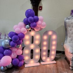 Marquee Numbers For EVENTS 