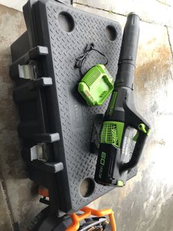 Blower green works 60v