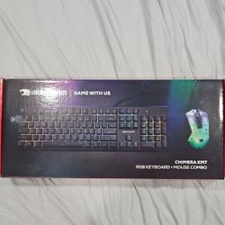 iBuyPower chimera km7 rgb keyboard + mouse combo