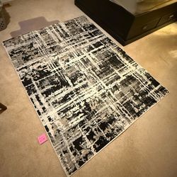 livabliss siyah area rug carpet 62x84"