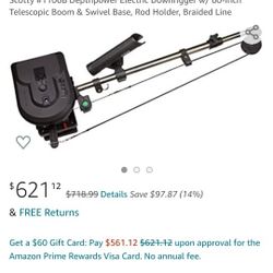 Down Riggers + Wires Plugs And Mounts And Balls 