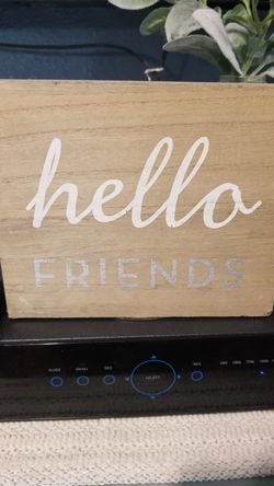 Hello Friends home decor