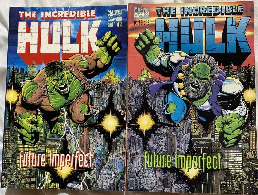 HULK: FUTURE IMPERFECT #1-2 MARVEL 1992 DAVID 1ST APP MAESTRO (READ DESC)