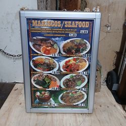 signs for restaurants or taco truck