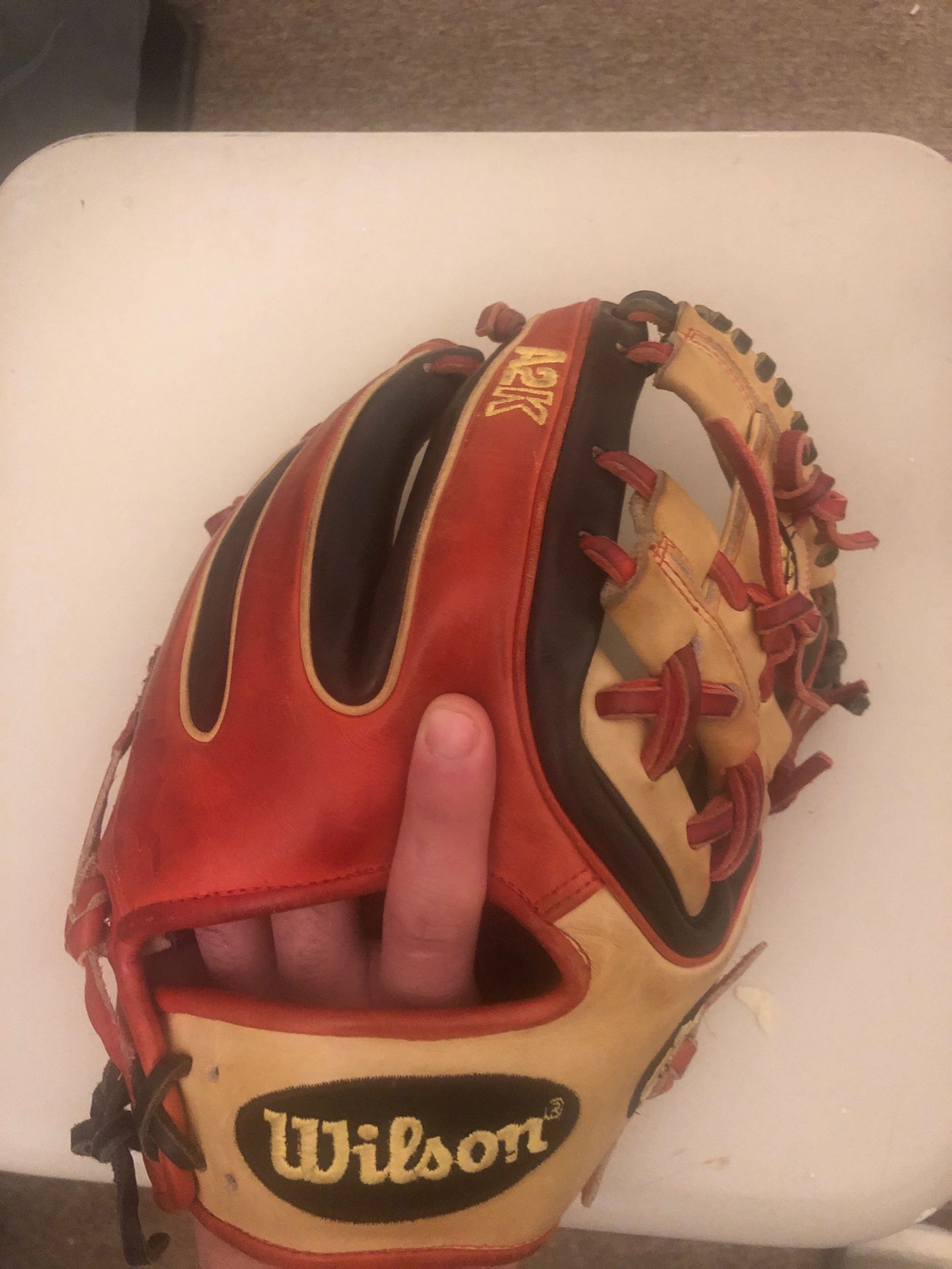 A2k Wilson infield glove baseball