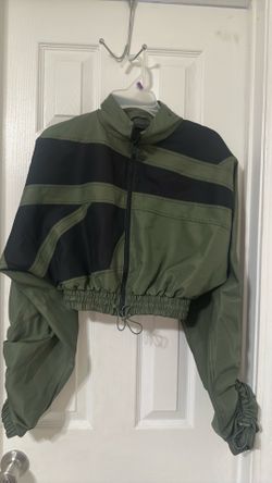 Reebok  Cardi B Woven crop jacket