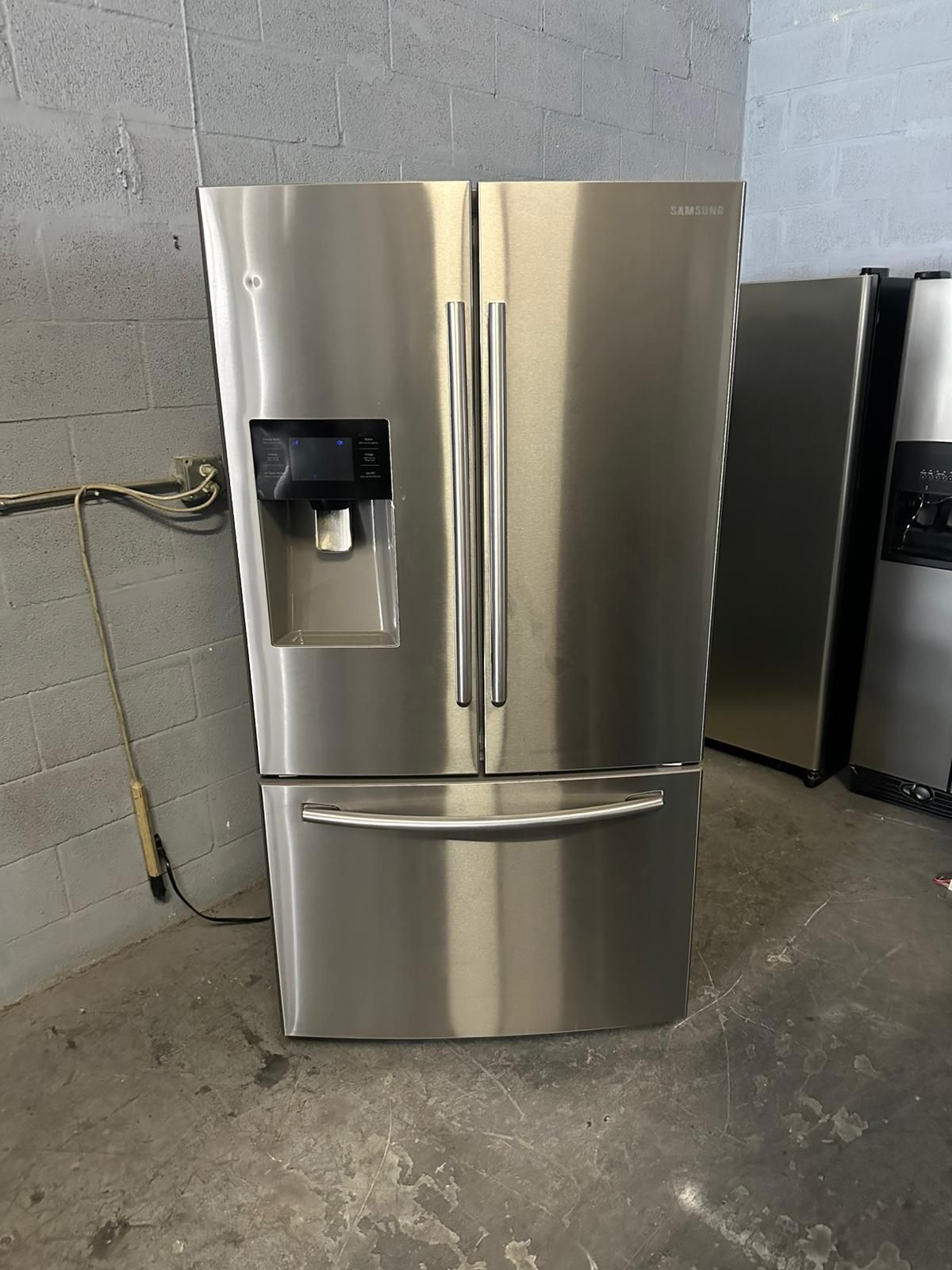 SAMSUNG 36” FRENCH DOOR REFRIGERATOR FRIDGE REFRIGERADOR HELADERA NEVERA GOOD CONDITION DELIVERY FREE 100 DAYS OF WARRANTY