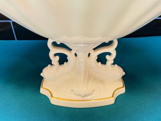 Vintage and amazing Lenox statement piece console bowl with dolphins