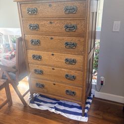 Antique Six Drawer Dresser