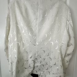 Chaqueta Blanca Con brillo De Hombre