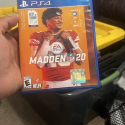 Ps4 Madden 20 Nfl Video Game
