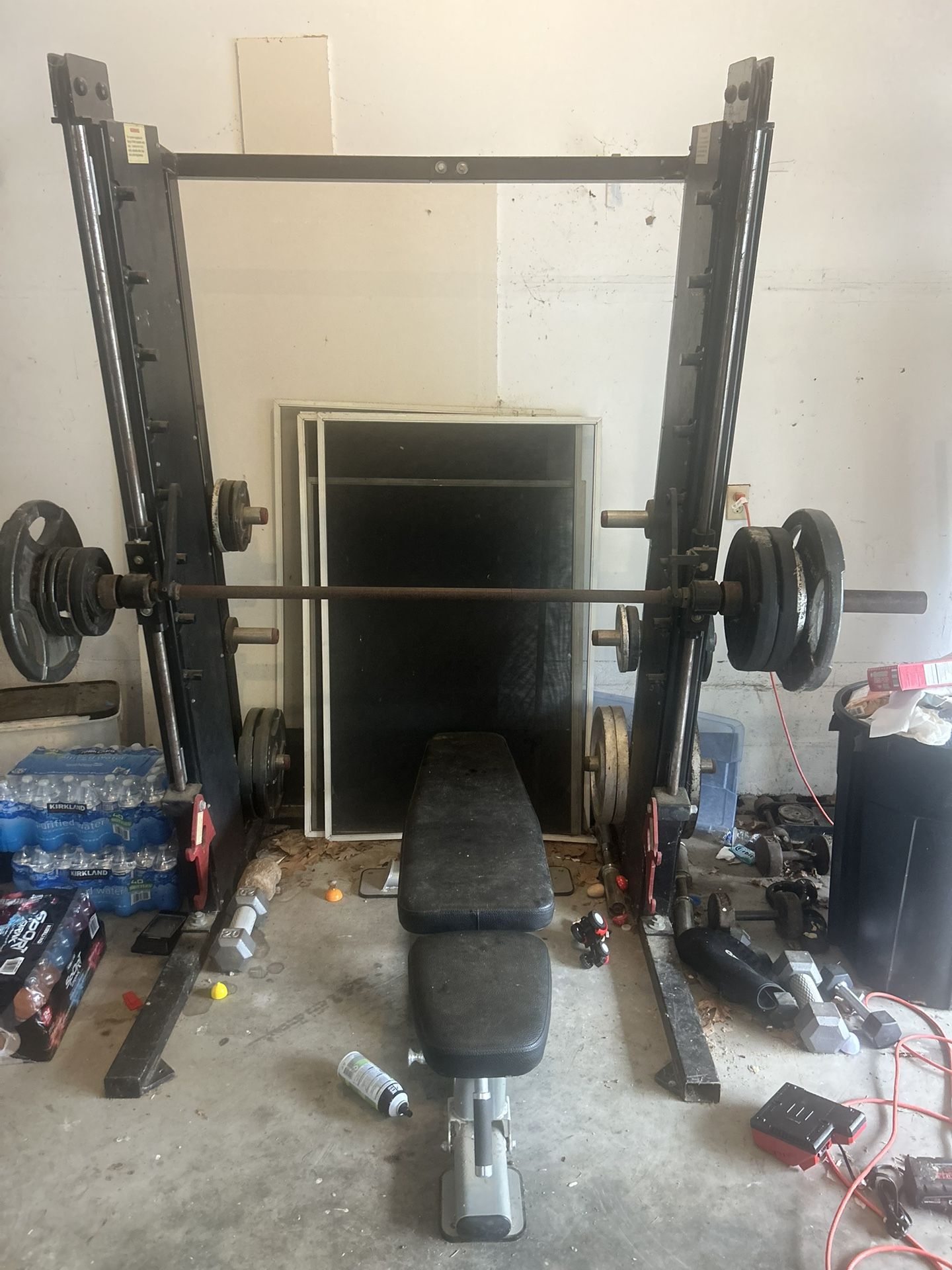 Smith Machine And Bench
