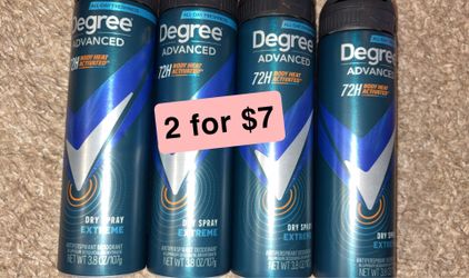 Degree spray deodorant