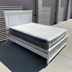 Queen Bed Frame With Mattress