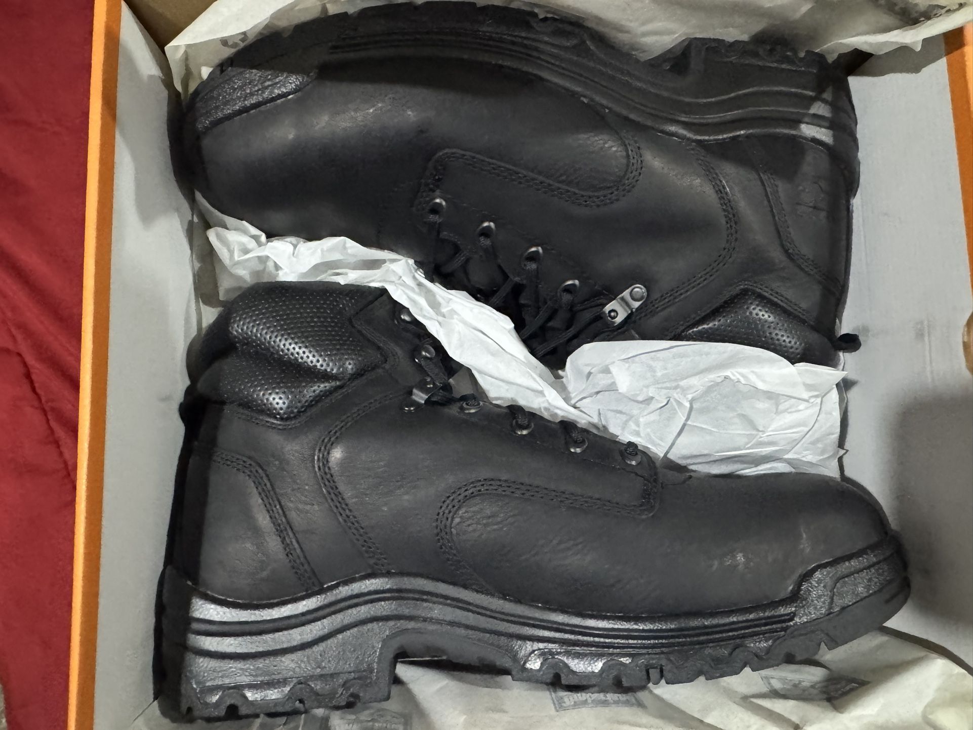 Timberland Pro Titan Black Steel Toe Boots Size 13