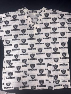 Raider scrub shirt