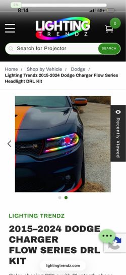 Lighting Trendz 2015-2024 Dodge Charger Flow Series Headlight DRL Kit