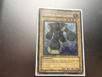Elemental Hero Clayman Secret Rare Yugioh