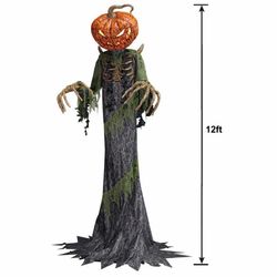 Party City 12ft Pumpkin Creep Halloween Animatronic
