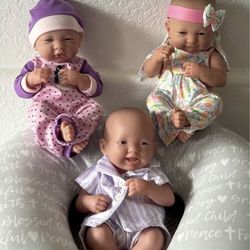 3 Vintage Berenguer Baby Dolls