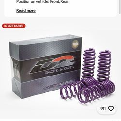 D2 Racing Lowering Springs