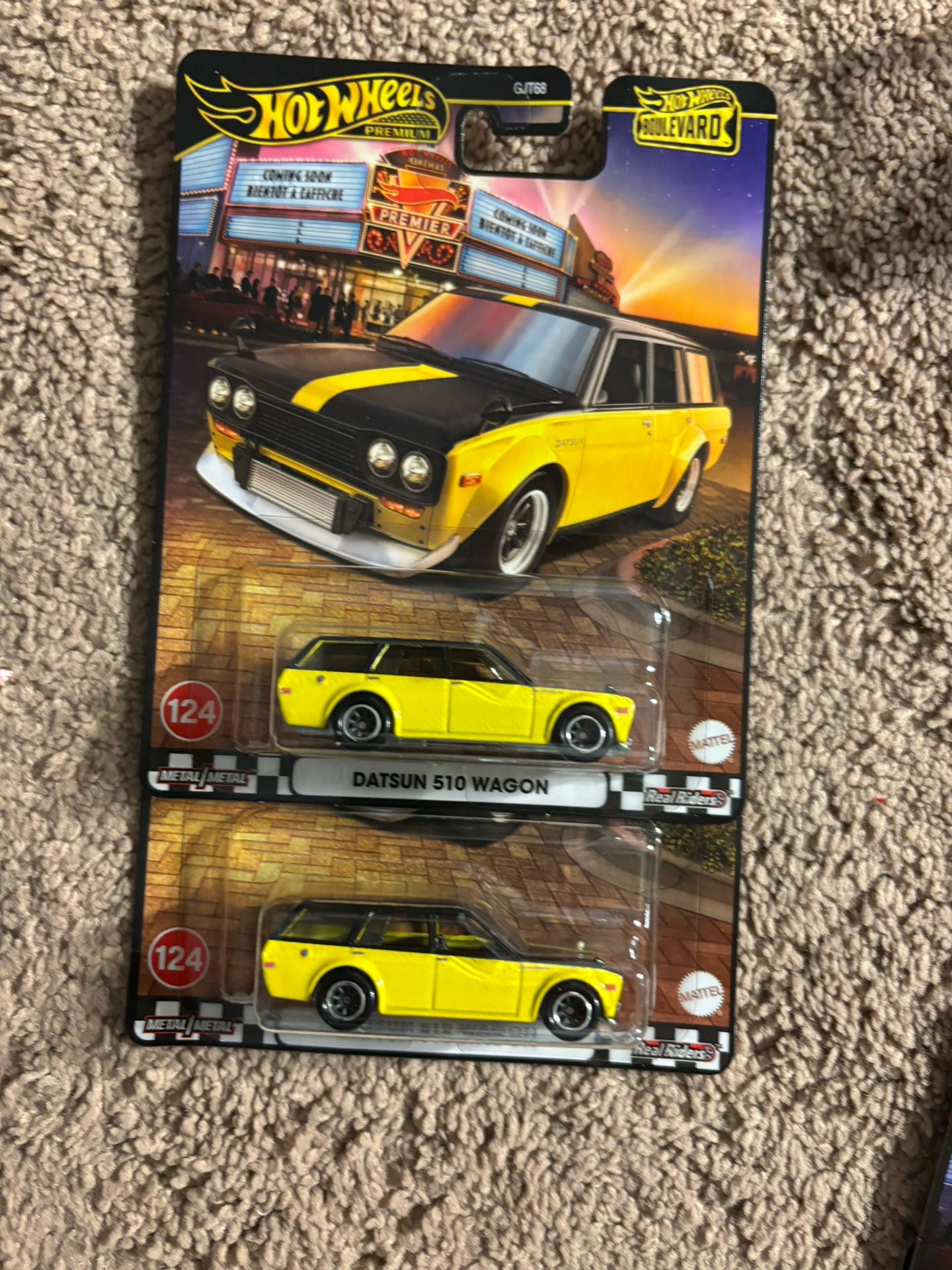 2025 Hot Wheels Premium Boulevard ~ #124 Datsun 510 Wagon ~ Lot Of 2 ~ Shipped