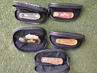Franklin Mint  Collectible Ford Knife Set Of 5
