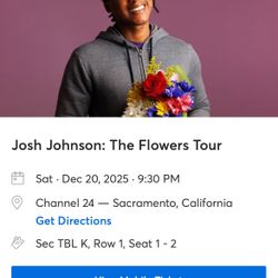 Josh Johnson Tickets