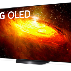 LG OLED BX Series 55” Alexa Built-in 4k Smart TV (3840 x 2160), 120Hz Refresh Rate, AI-Powered 4K, Dolby Cinema, WiSA Ready (OLED55BXPUA, 2020)