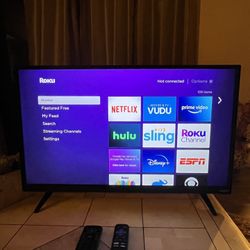 32” Inch Vizio TV - With Roku Included
