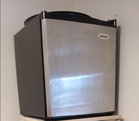 Stainless steel mini fridge