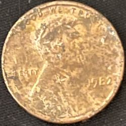 1982 Penny Multiple Print Errors