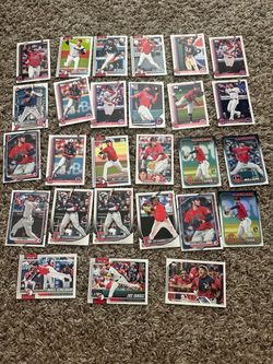 Cleveland Guardians Topps & Bowman Baseball Card Lot - Current and Former players