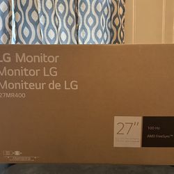 Brand NEW LG 27” Computer Monitor