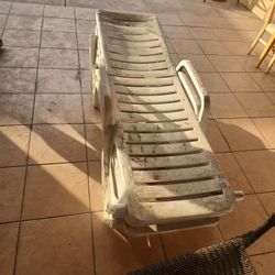 3 Heavy Duty Pool Chairs Adjustable 