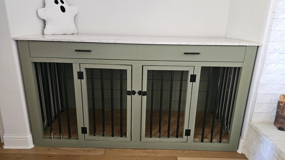 Custom Dog Crate Furniture