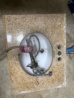Bathroom sink and top