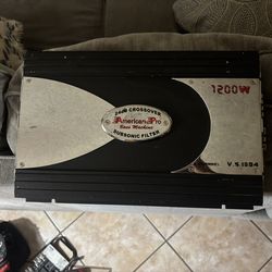 American Pro 1200W amp