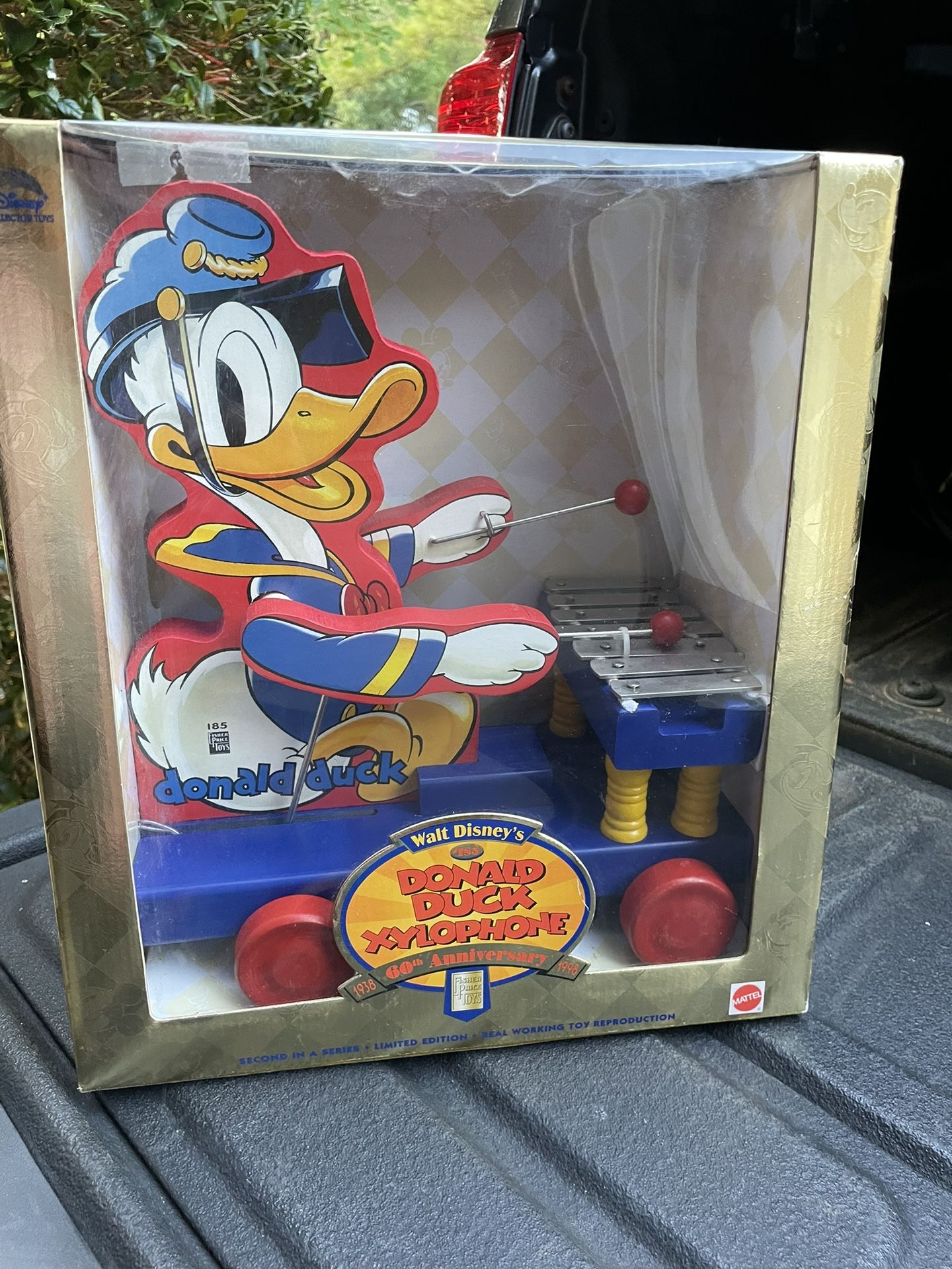 Vintage Donald Duck xylophone  60th anniversary  New in box  