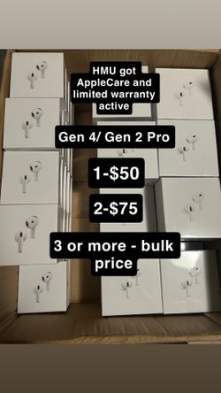 AirPods Pro 2nd Gen & AirPods 4th Gen – Brand New, Sealed – Multiple Options Available