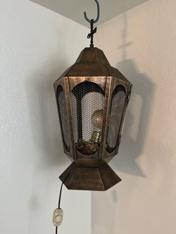 Vintage hang lamp
